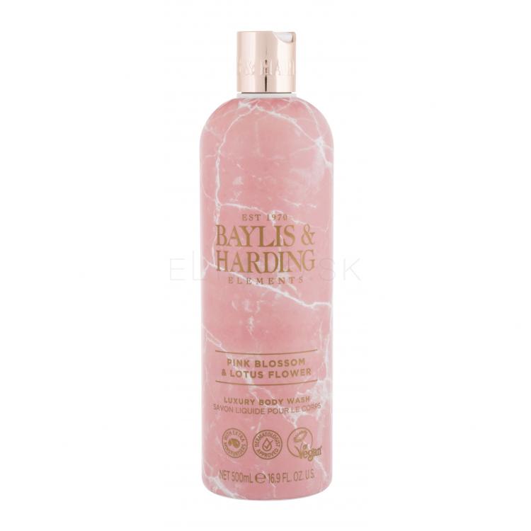 Baylis &amp; Harding Elements Pink Blossom &amp; Lotus Flower Sprchovací gél pre ženy 500 ml