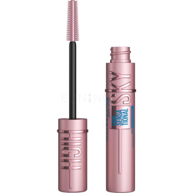 Maybelline Lash Sensational Sky High Waterproof Špirála pre ženy 6 ml Odtieň 01 Very Black