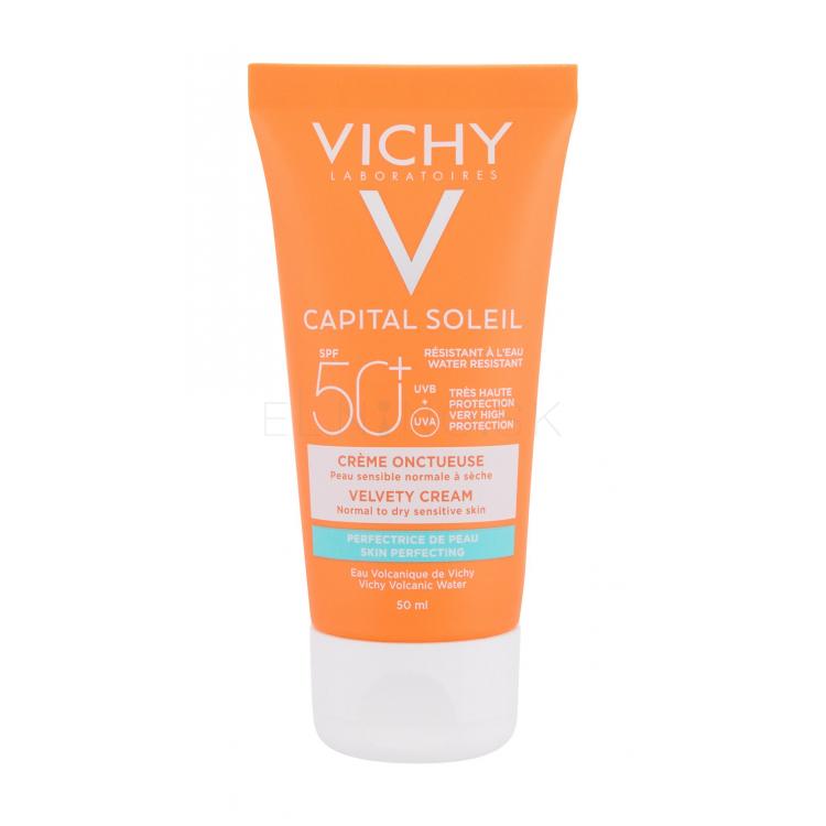 Vichy Capital Soleil Velvety Cream SPF50+ Opaľovací prípravok na tvár pre ženy 50 ml