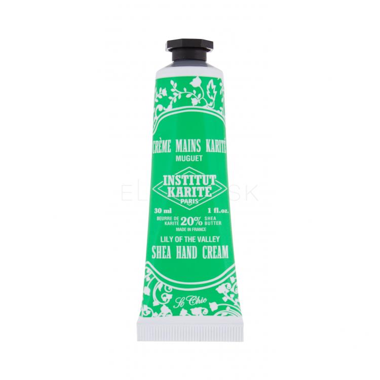 Institut Karité Shea Hand Cream Lily Of The Valley Krém na ruky pre ženy 30 ml