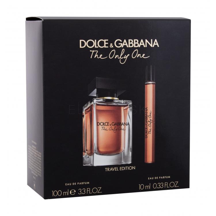 Dolce&amp;Gabbana The Only One Darčeková kazeta parfumovaná voda 100 ml + parfumovaná voda 10 ml poškodená krabička