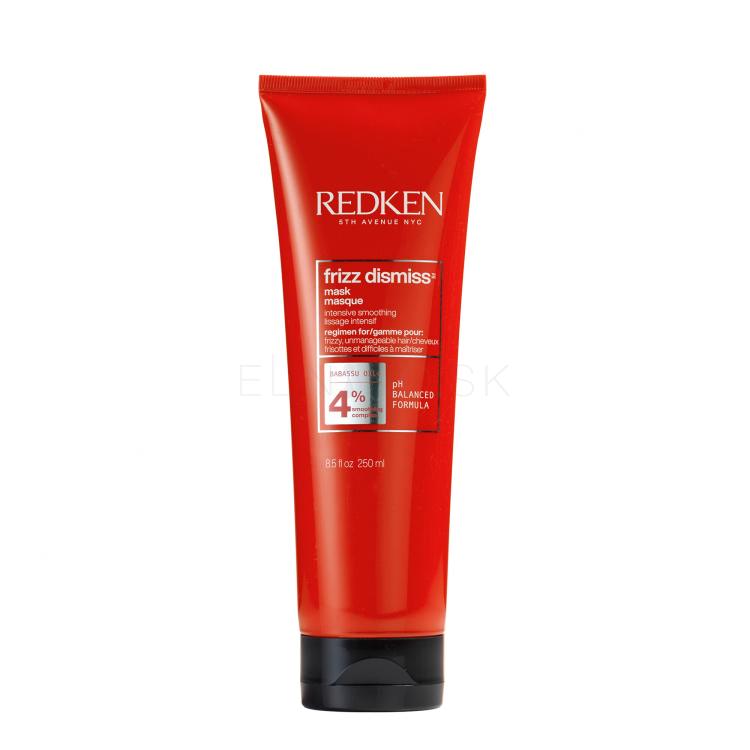 Redken Frizz Dismiss Intense Smoothing Maska na vlasy pre ženy 250 ml