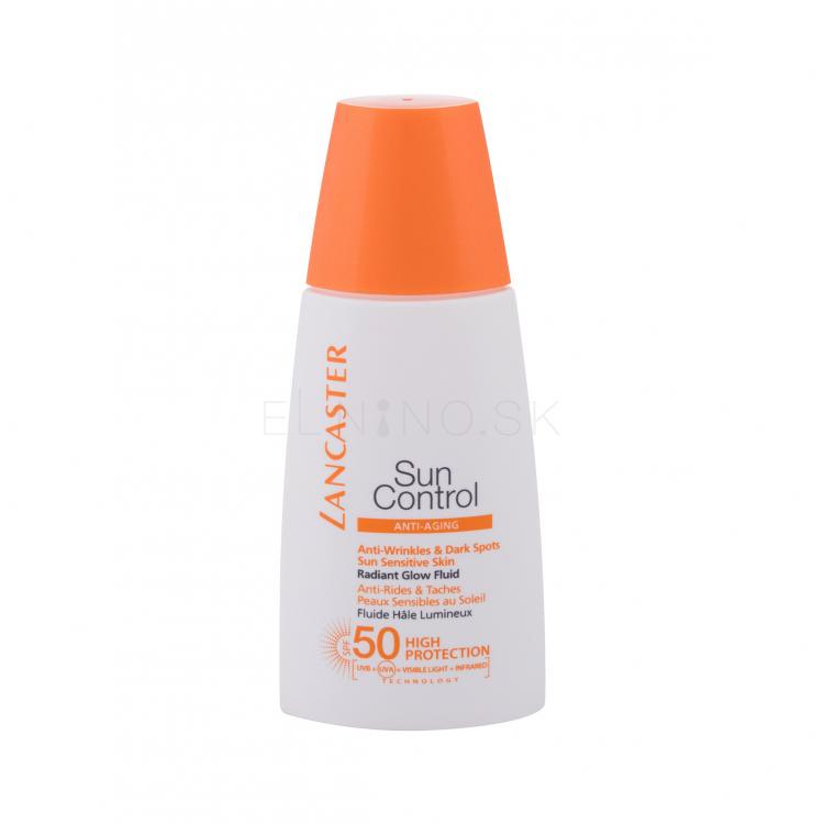 Lancaster Sun Control Anti-Aging Radiant Glow Fluid SPF50 Opaľovací prípravok na tvár 30 ml