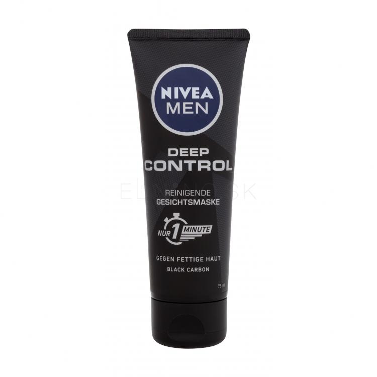 Nivea Men Deep 1 Minute Face Mask Pleťová maska pre mužov 75 ml