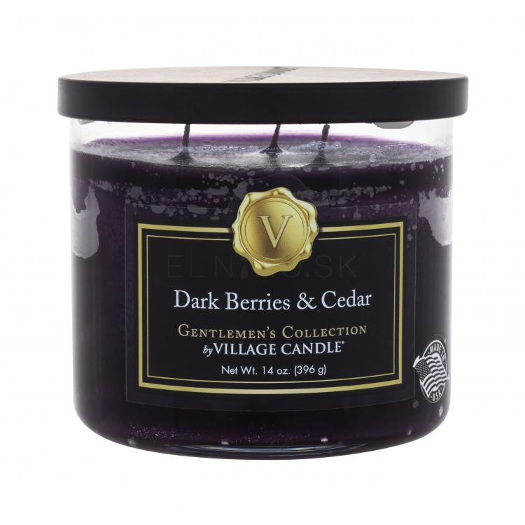 Village Candle Gentlemen&#039;s Collection Dark Berries &amp; Cedar Vonná sviečka pre mužov 396 g