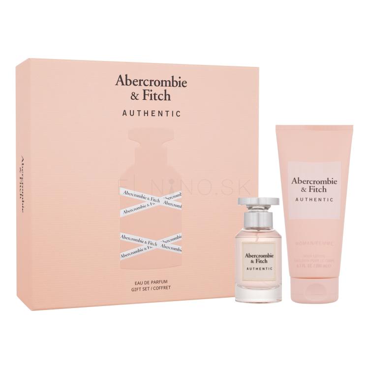 Abercrombie &amp; Fitch Authentic Darčeková kazeta parfumovaná voda 50 ml + telové mlieko 200 ml