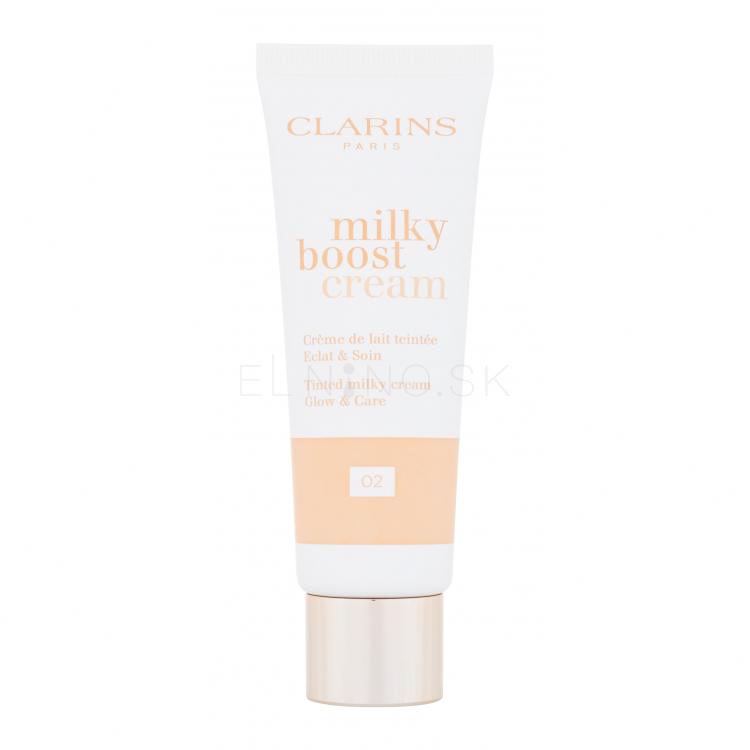 Clarins Milky Boost Cream Glow &amp; Care BB krém pre ženy 45 ml Odtieň 02