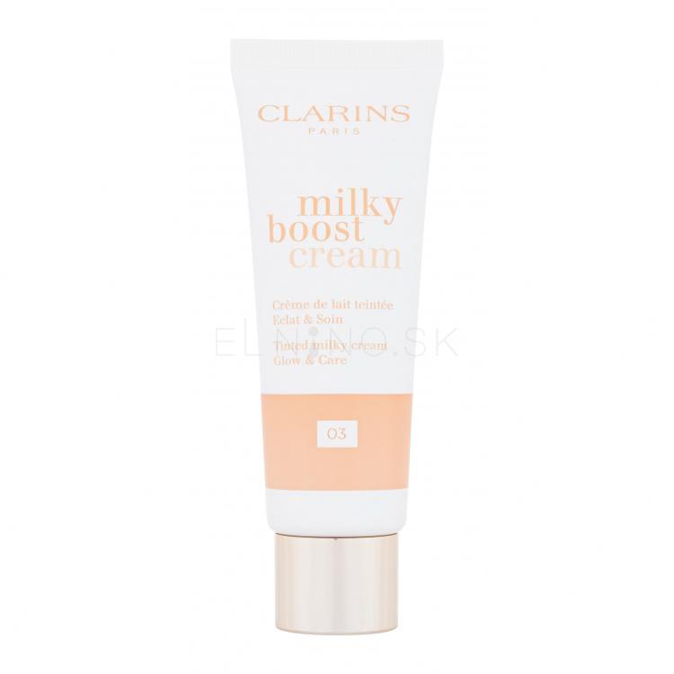 Clarins Milky Boost Cream Glow &amp; Care BB krém pre ženy 45 ml Odtieň 03