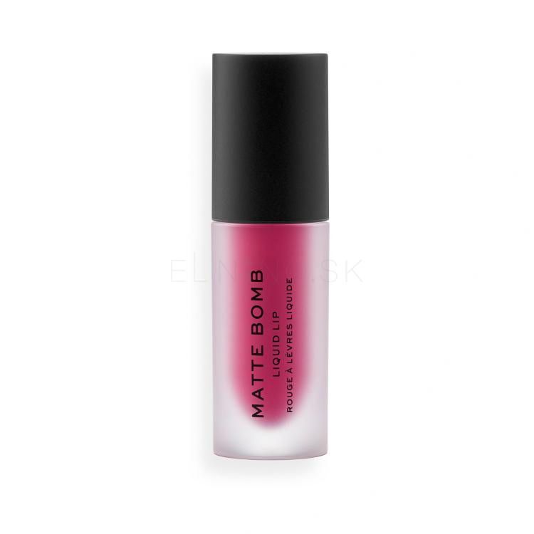 Makeup Revolution London Matte Bomb Rúž pre ženy 4,6 ml Odtieň Burgundy Star