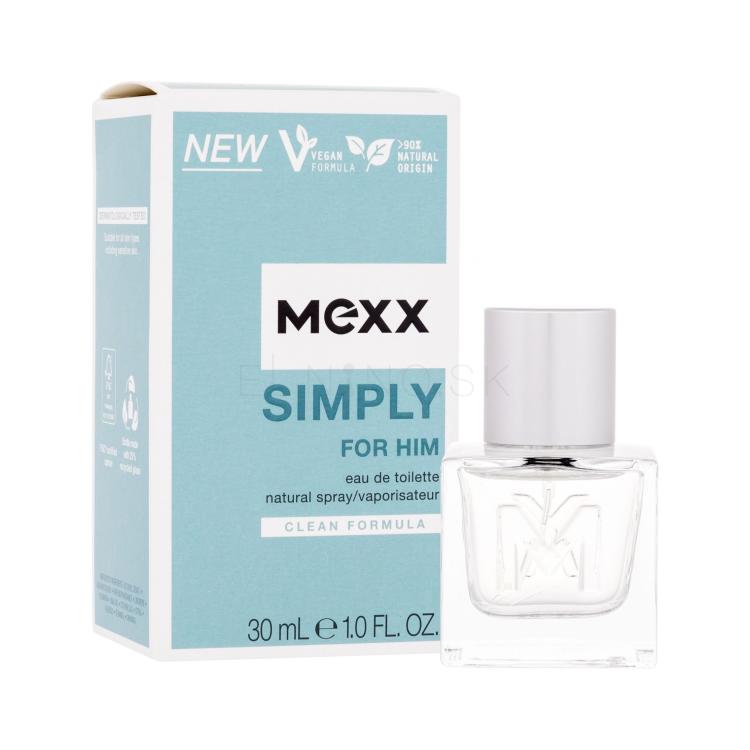 Mexx Simply Toaletná voda pre mužov 30 ml