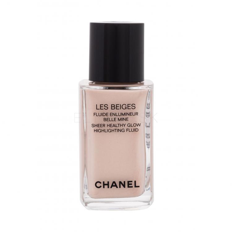 Chanel Les Beiges Sheer Healthy Glow Highlighting Fluid Rozjasňovač pre ženy 30 ml Odtieň Pearly Glow