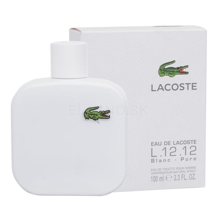 Lacoste L.12.12 Blanc Toaletná voda pre mužov 100 ml poškodená krabička