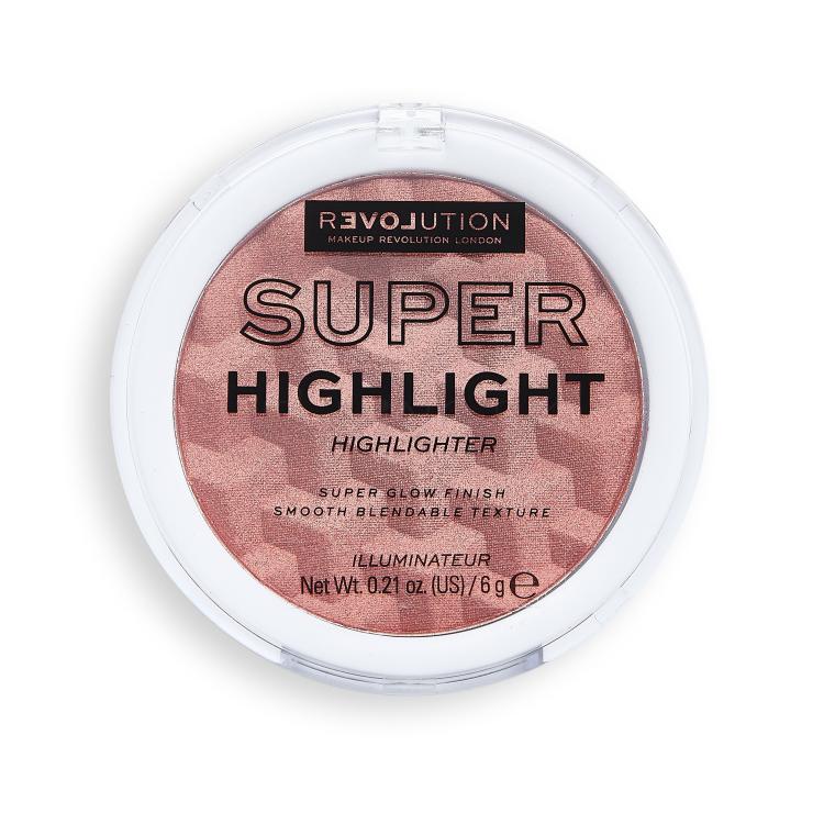 Revolution Relove Super Highlight Rozjasňovač pre ženy 6 g Odtieň Raspberry