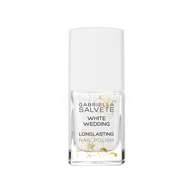 Gabriella Salvete Yes, I Do! Longlasting Nail Polish Lak na nechty pre ženy 11 ml Odtieň White Wedding