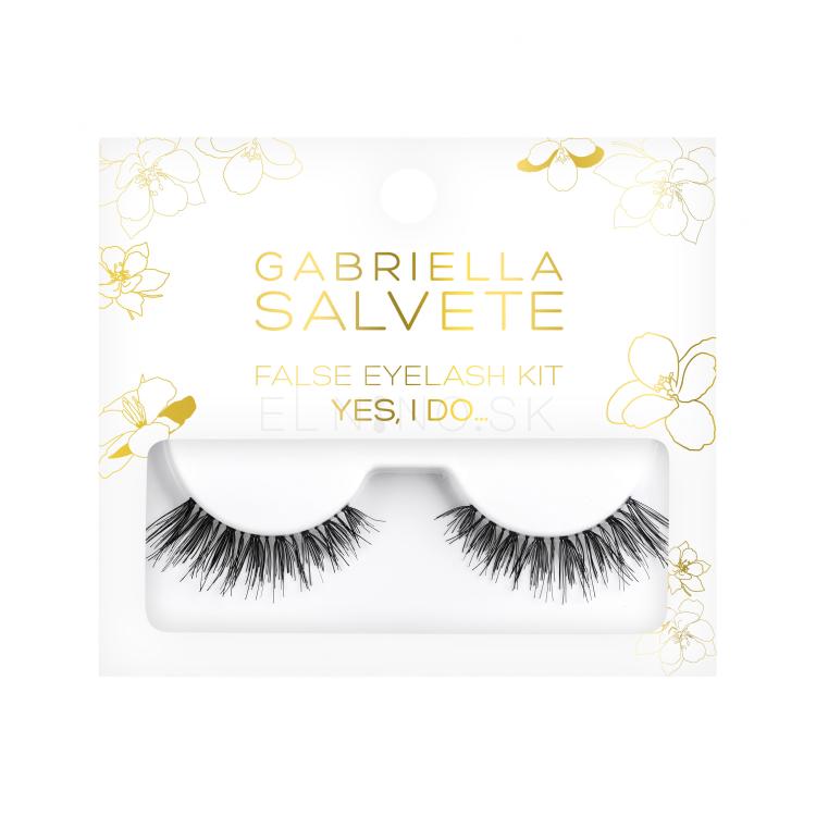 Gabriella Salvete Yes, I Do! False Eyelash Kit Darčeková kazeta umelé mihalnice 1 pár + lepidlo na mihalnice 1 g