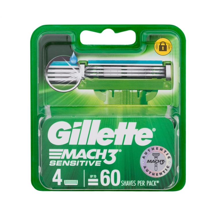 Gillette Mach3 Sensitive Náhradné ostrie pre mužov Set