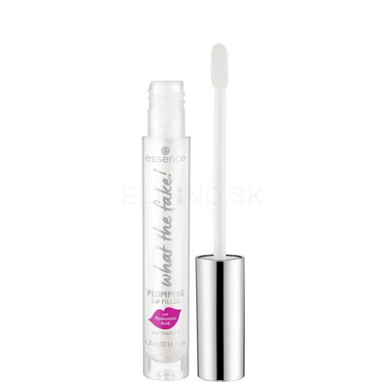 Essence What The Fake! Plumping Lip Filler Lesk na pery pre ženy 4,2 ml Odtieň 01 Oh my plump!