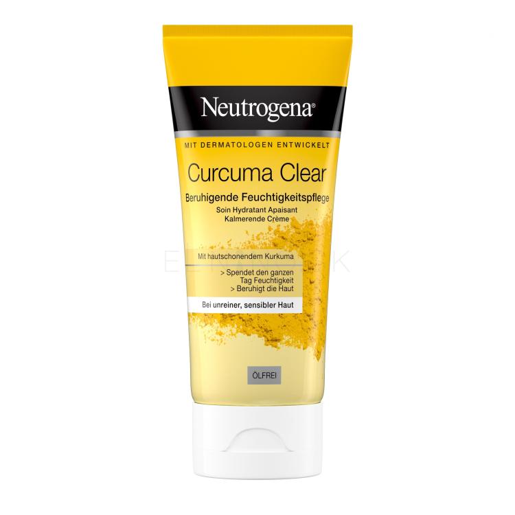 Neutrogena Curcuma Clear Moisturizing and Soothing Cream Denný pleťový krém 75 ml