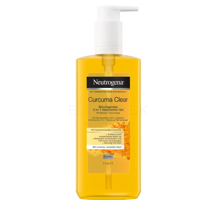 Neutrogena Curcuma Clear Micellar Gel 3-in-1 Čistiaci gél 200 ml