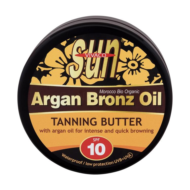 Vivaco Sun Argan Bronz Oil Tanning Butter SPF10 Opaľovací prípravok na telo 200 ml