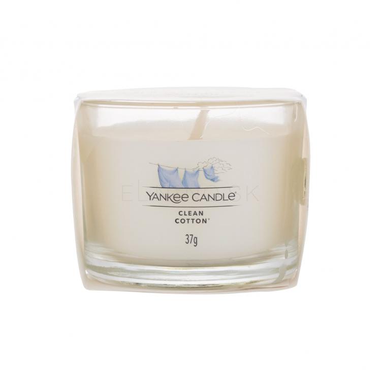 Yankee Candle Clean Cotton Vonná sviečka 37 g