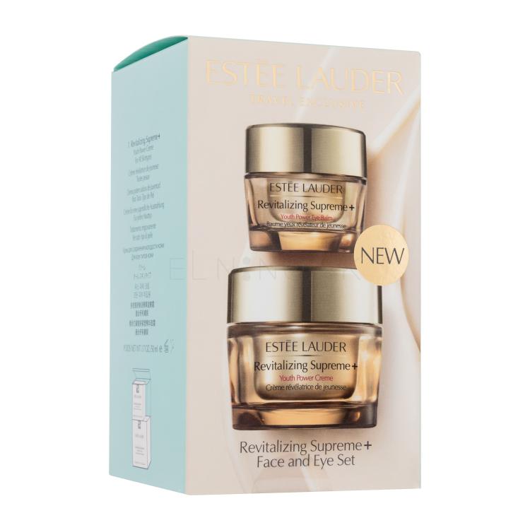 Estée Lauder Revitalizing Supreme+ Face and Eye Set Darčeková kazeta denný pleťový krém Revitalizing Supreme+ Power Cream 50 ml + očný balzam Revitalizing Supreme+ Eye Balm 15 ml