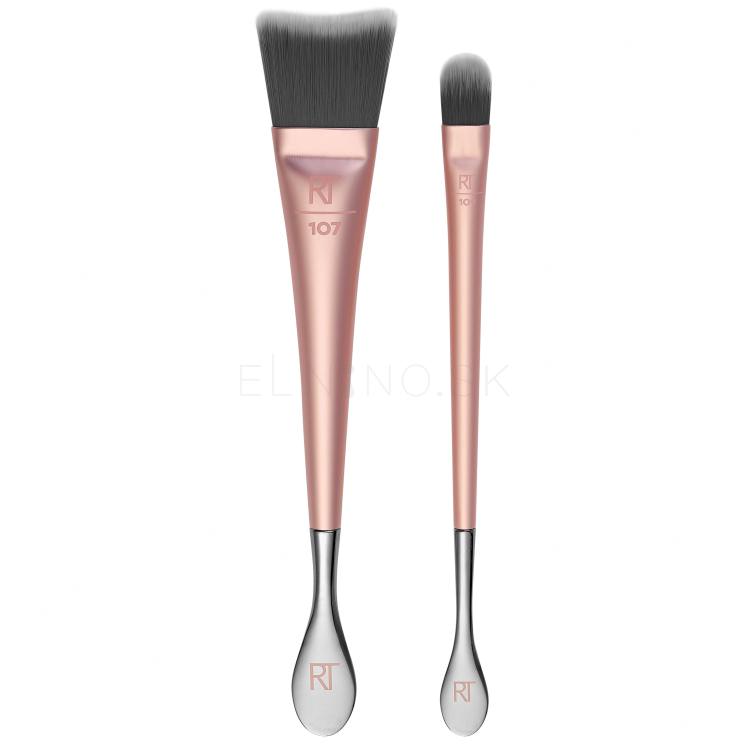 Real Techniques Prep Skincare Brush Duo Darčeková kazeta kozmetický štetec Prep RT 107 Face Brush 1 ks + kozmetický štetec Prep RT 109 Eye Brush 1 ks