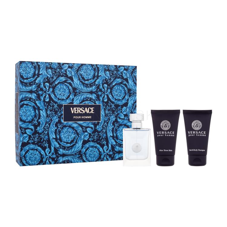 Versace Pour Homme Darčeková kazeta toaletná voda 50 ml + sprchovací gél 50 ml + balzam po holení 50 ml