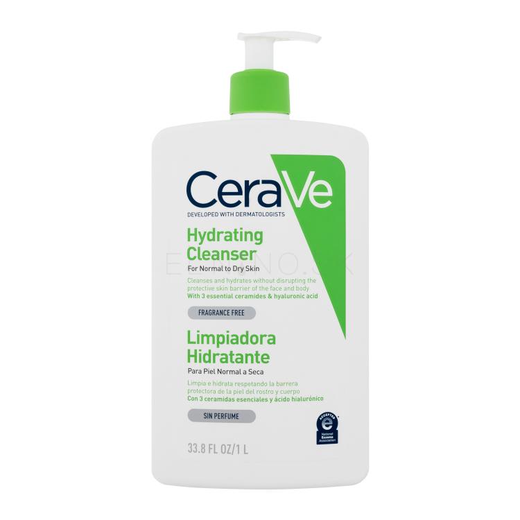 CeraVe Facial Cleansers Hydrating Čistiaca emulzia pre ženy 1000 ml