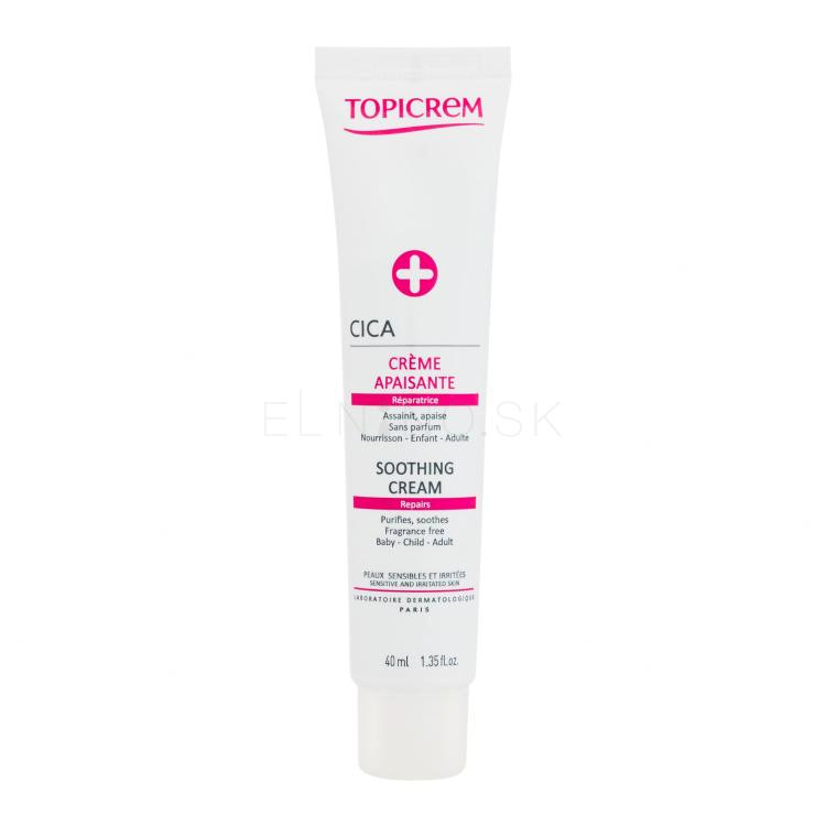 Topicrem CICA Soothing Cream Telový krém 40 ml