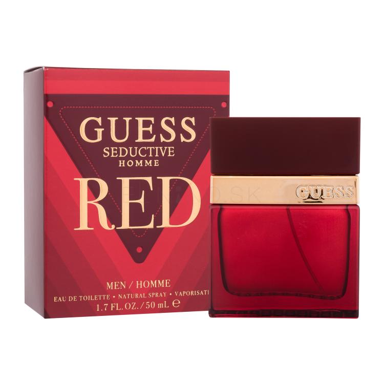 GUESS Seductive Homme Red Toaletná voda pre mužov 50 ml poškodená krabička