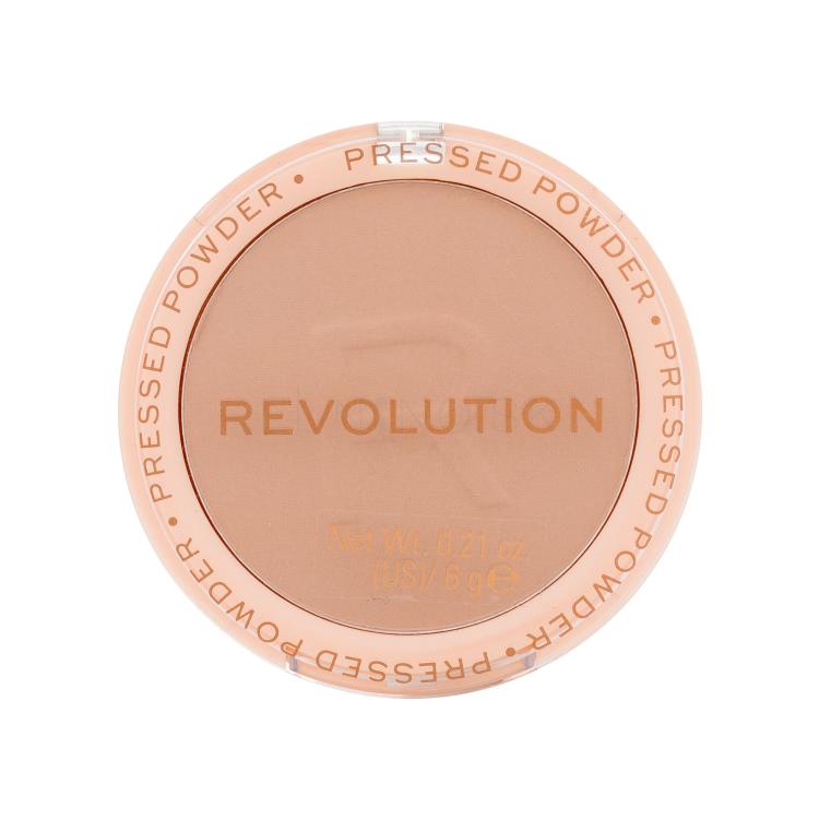 Makeup Revolution London Reloaded Pressed Powder Púder pre ženy 6 g Odtieň Vanilla