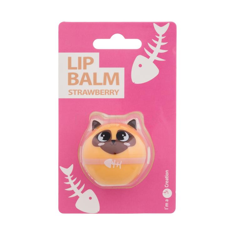 2K Cute Animals Lip Balm Strawberry Balzam na pery pre ženy 6 g