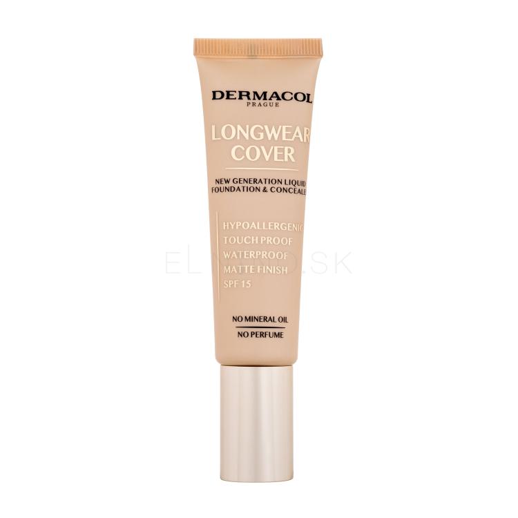 Dermacol Longwear Cover SPF15 Make-up pre ženy 30 ml Odtieň Bronze