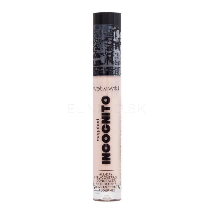 Wet n Wild MegaLast Incognito All-Day Full Coverage Concealer Korektor pre ženy 5,5 ml Odtieň Fair Beige