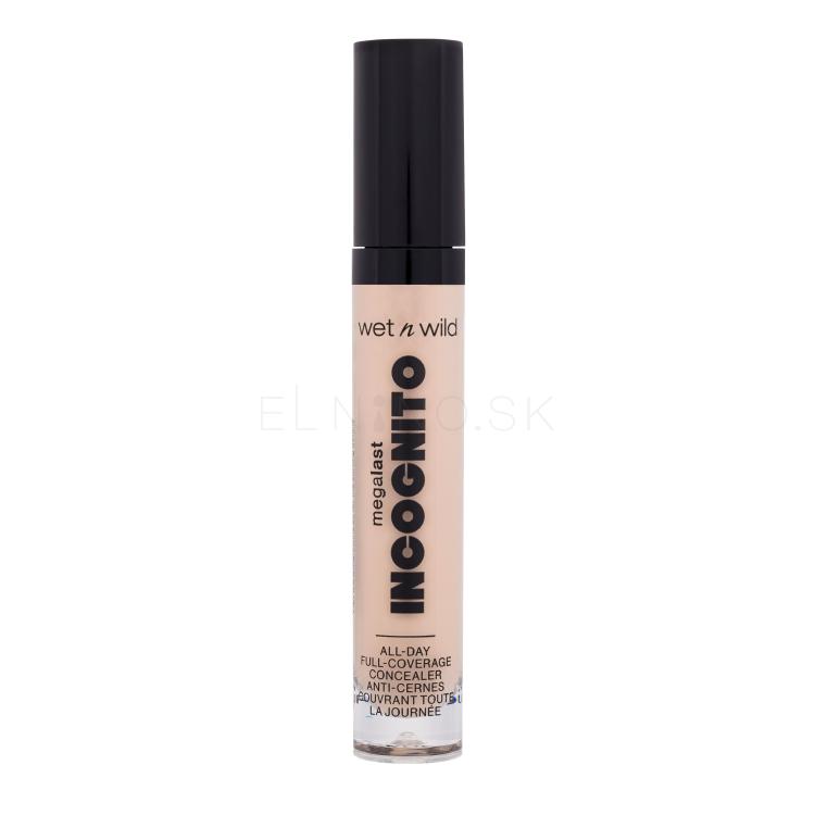 Wet n Wild MegaLast Incognito All-Day Full Coverage Concealer Korektor pre ženy 5,5 ml Odtieň Light Honey