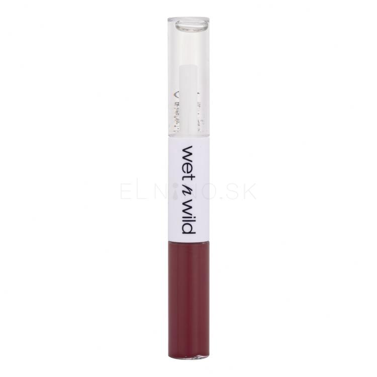 Wet n Wild MegaLast Lock &#039;N&#039; Shine Lip Color + Gloss Rúž pre ženy 4 ml Odtieň Pinky Promise