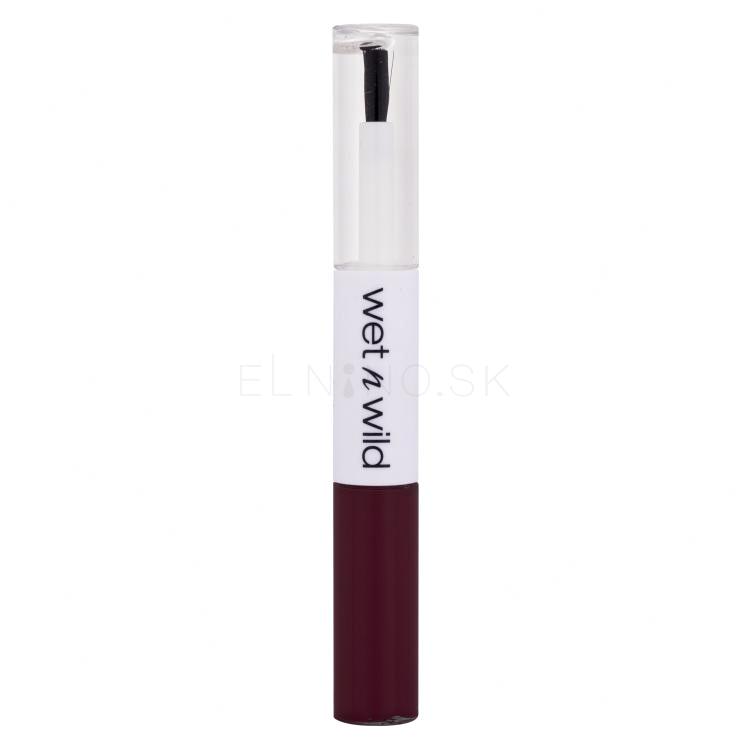 Wet n Wild MegaLast Lock &#039;N&#039; Shine Lip Color + Gloss Rúž pre ženy 4 ml Odtieň Dark Wisteria