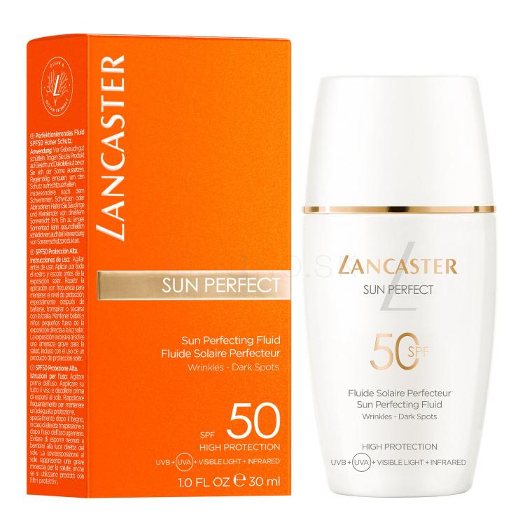 Lancaster Sun Perfect Sun Perfecting Fluid SPF50 Opaľovací prípravok na tvár pre ženy 30 ml