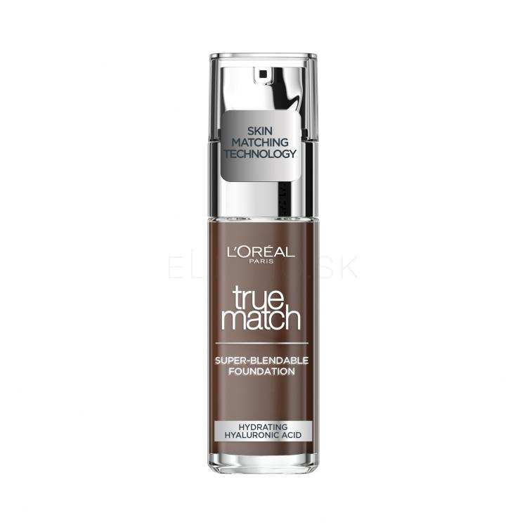 L&#039;Oréal Paris True Match Super-Blendable Foundation Make-up pre ženy 30 ml Odtieň 12N Ebony