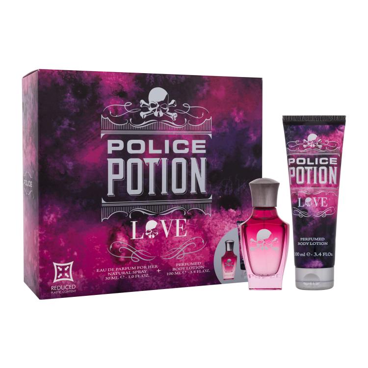 Police Potion Love Darčeková kazeta parfumovaná voda 30 ml + telové mlieko 100 ml