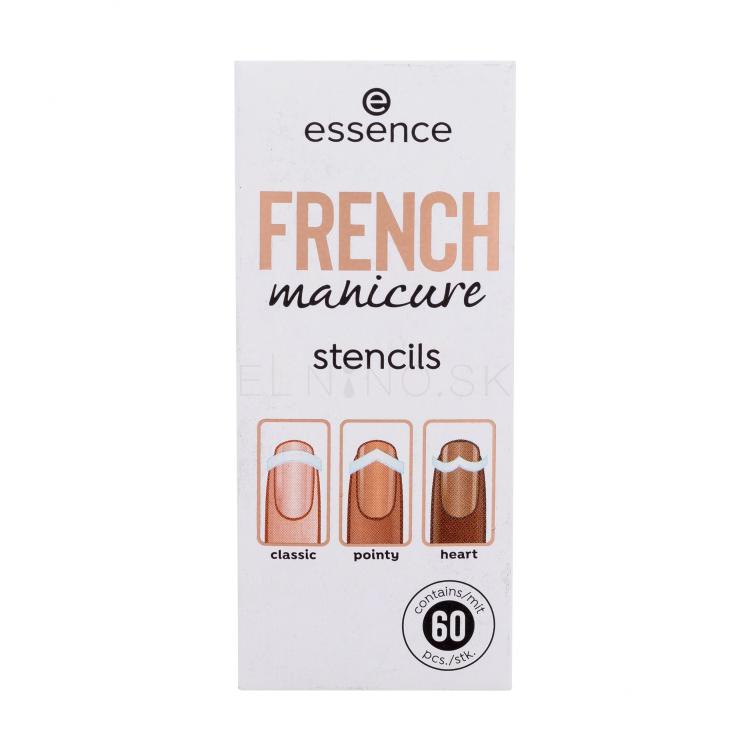 Essence French Manicure Stencils 01 Walk The Line Manikúra pre ženy Set