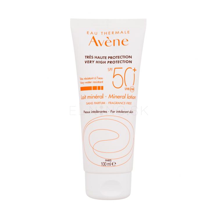 Avene Sun Mineral Milk SPF50+ Opaľovací prípravok na telo 100 ml