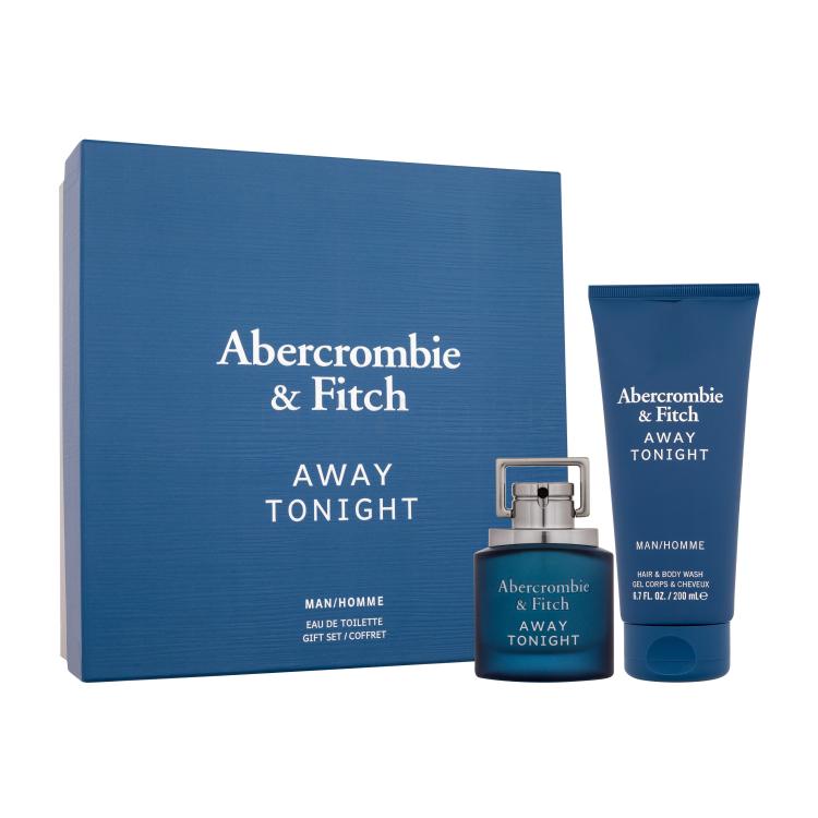 Abercrombie &amp; Fitch Away Tonight Darčeková kazeta toaletná voda 50 ml + sprchovací gél 200 ml poškodená krabička