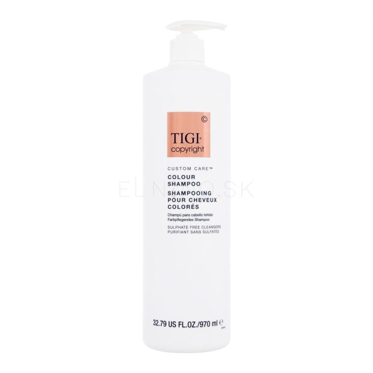 Tigi Copyright Custom Care Colour Shampoo Šampón pre ženy 970 ml poškodený flakón