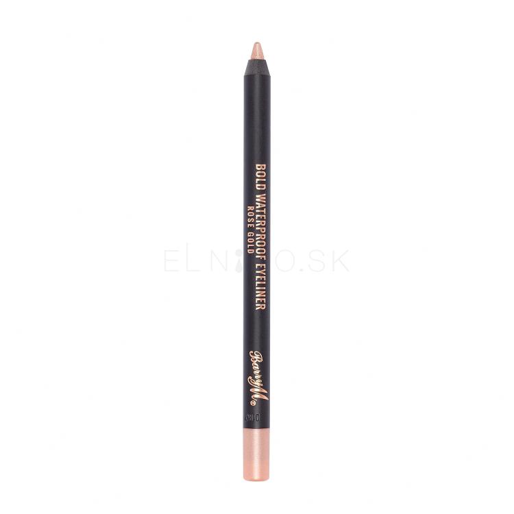 Barry M Bold Waterproof Eyeliner Ceruzka na oči pre ženy 1,2 g Odtieň Rose Gold