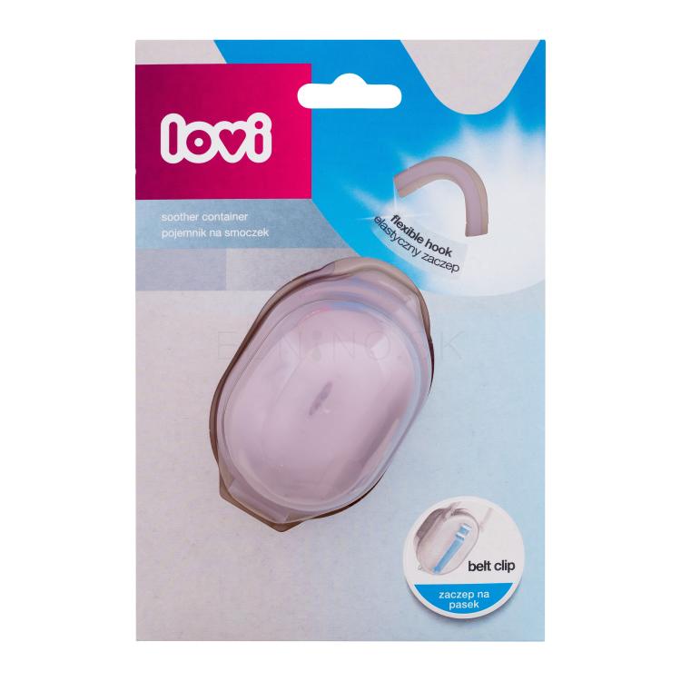 LOVI Soother Container Pink Púzdro na cumlík pre deti 1 ks