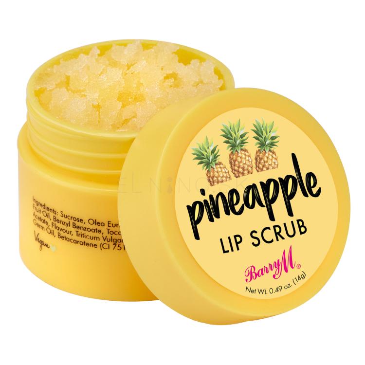 Barry M Lip Scrub Pineapple Peeling pre ženy 15 g