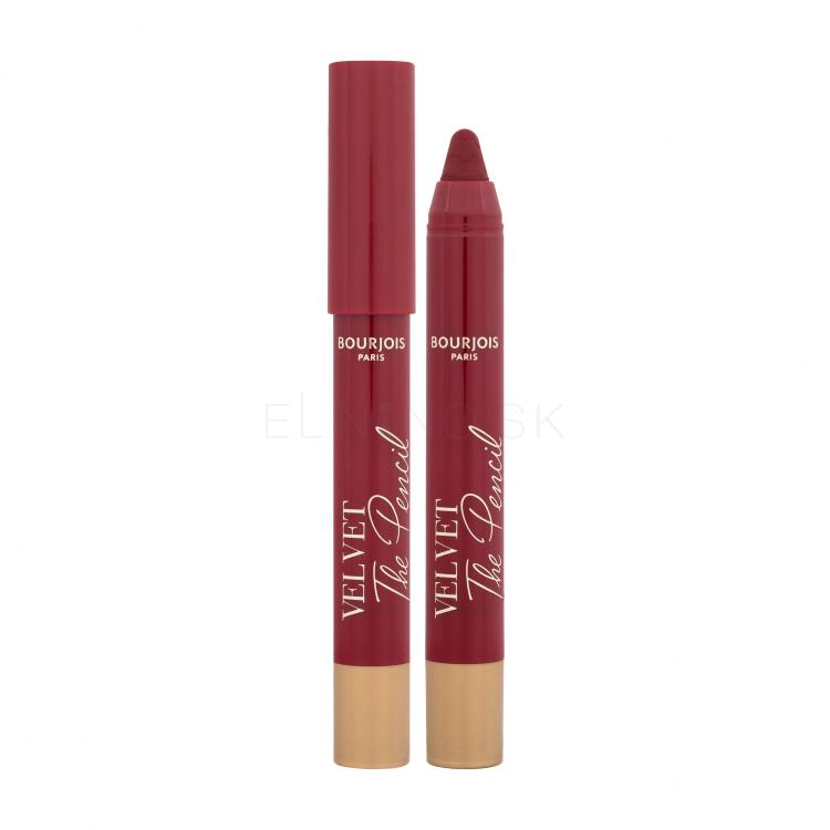 BOURJOIS Paris Velvet The Pencil Rúž pre ženy 1,8 g Odtieň 08 Rouge Di´Vin