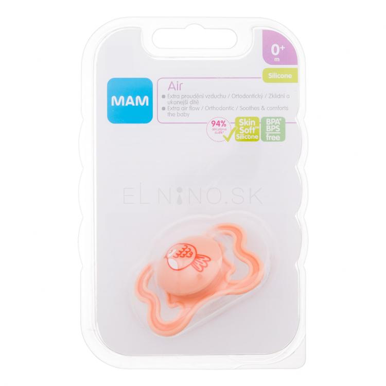 MAM Air Silicone Pacifier 0m+ Bird Cumlík pre deti 1 ks